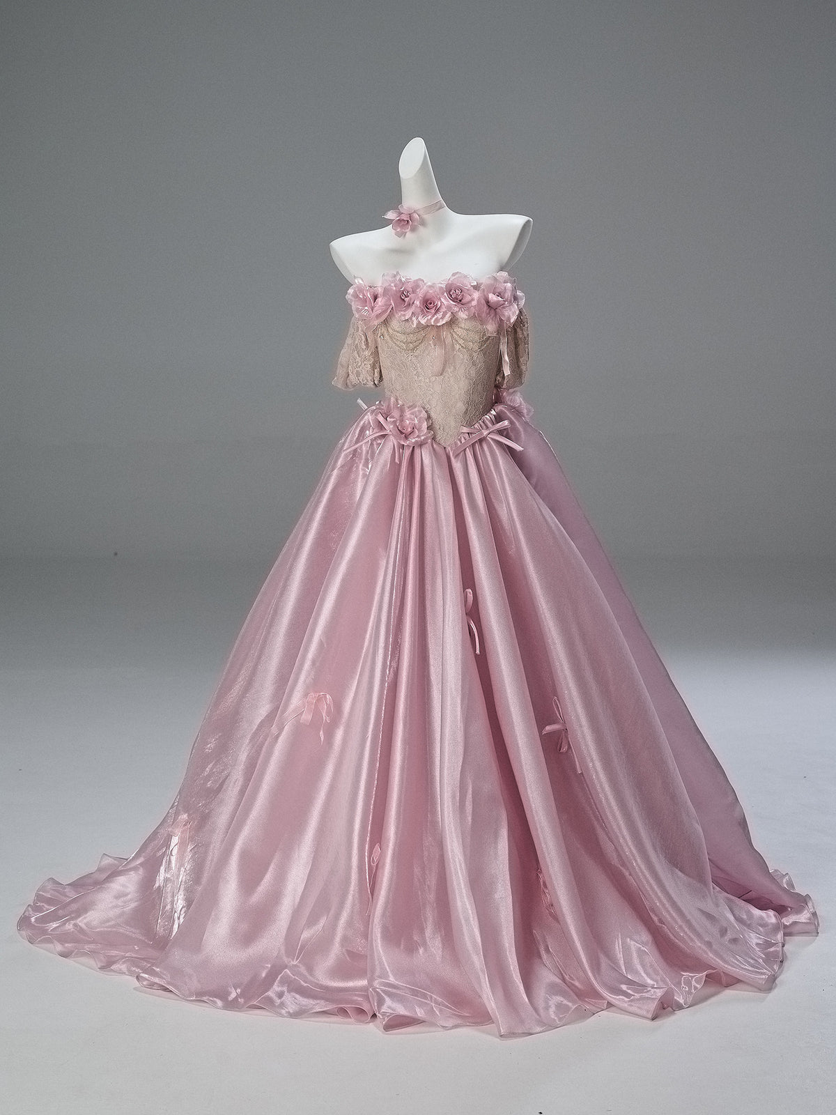 Gradient Vintage Evening Gown