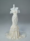 French Vintage Sculpted Gown