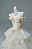 French Vintage Sculpted Gown