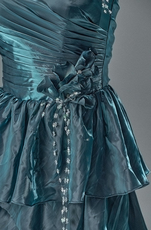 Blue Statement Fishtail Gown
