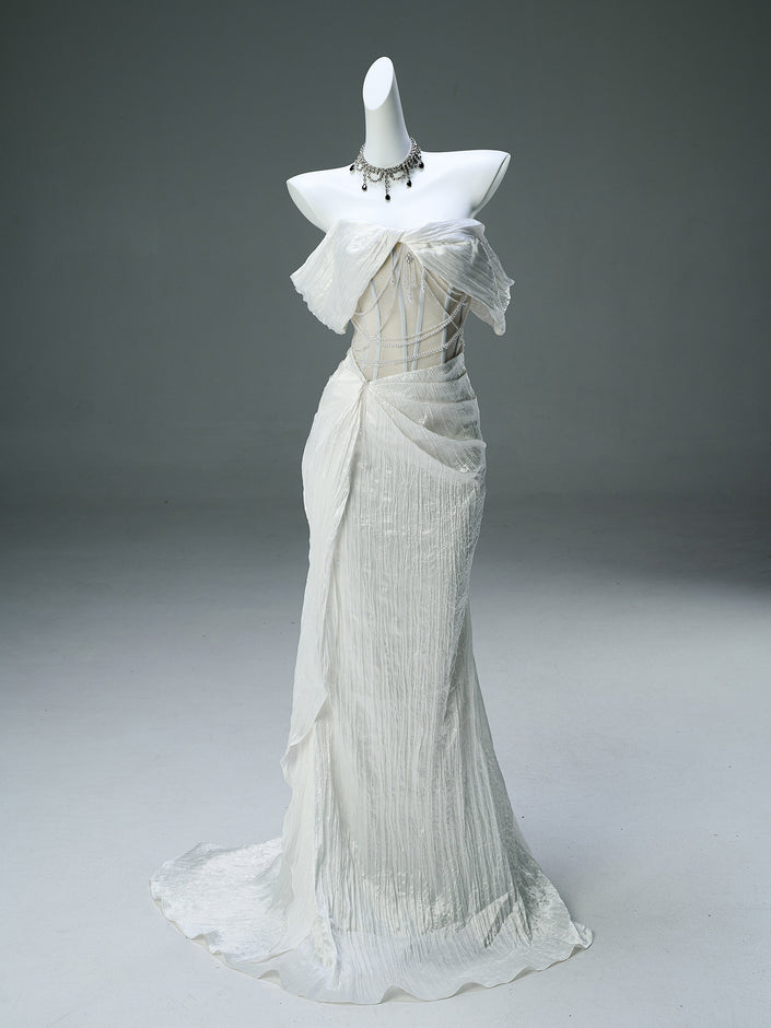 Pure Ice French-Inspired Bridal Gown