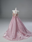 Gradient Vintage Evening Gown
