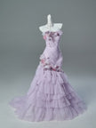 Purple Lemon Princess Vintage Sculpted Gown
