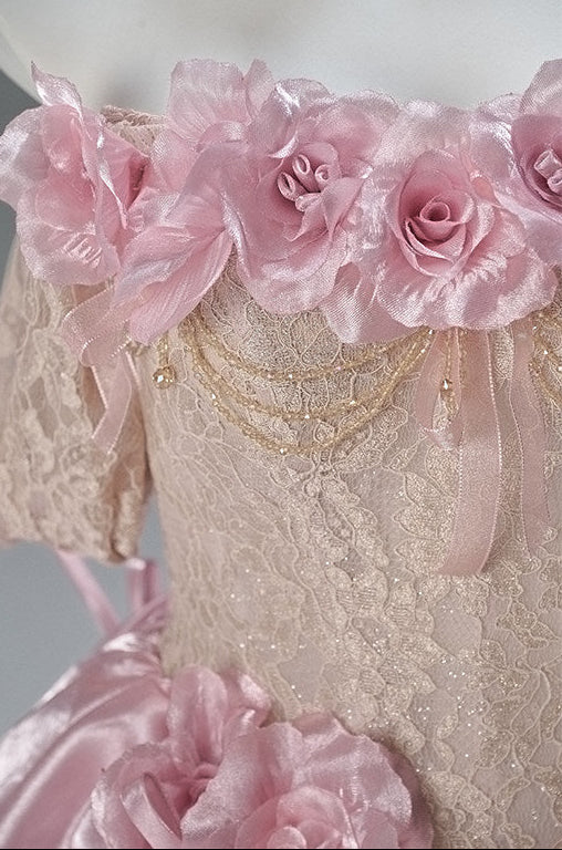 Gradient Vintage Evening Gown