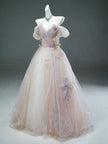Shattered Flowers Beaded Gown