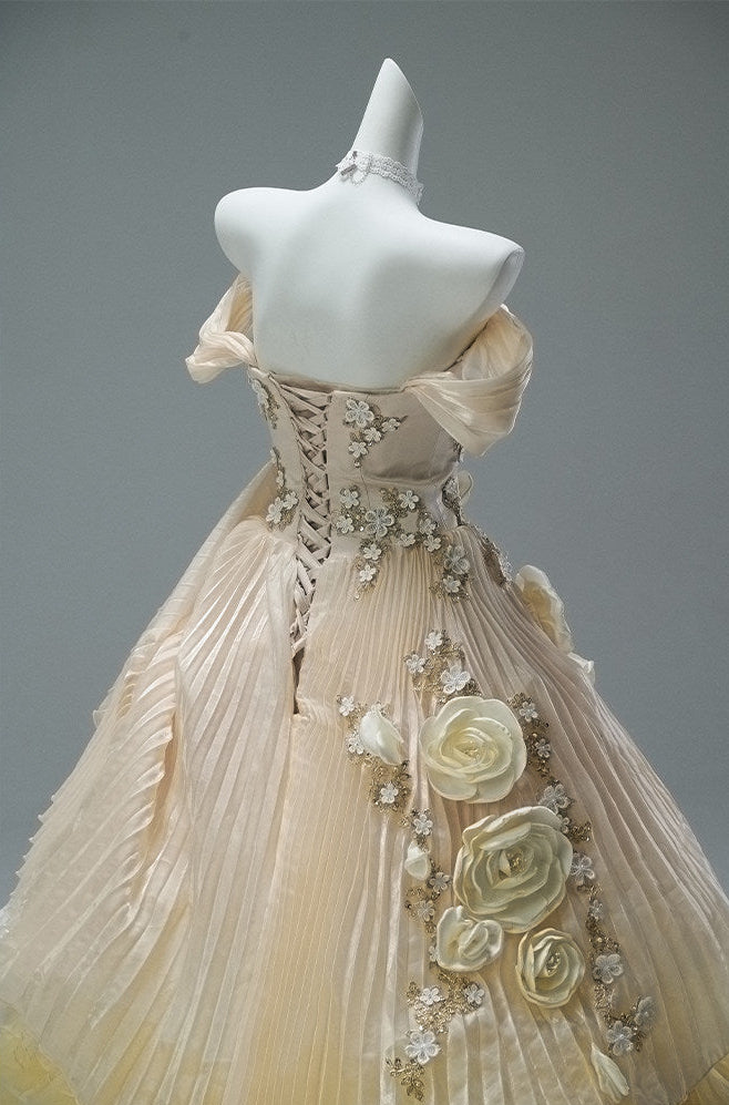 Dream of Devotion Embellished Vintage Gown