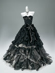 Little Night Breeze Black Princess Gown
