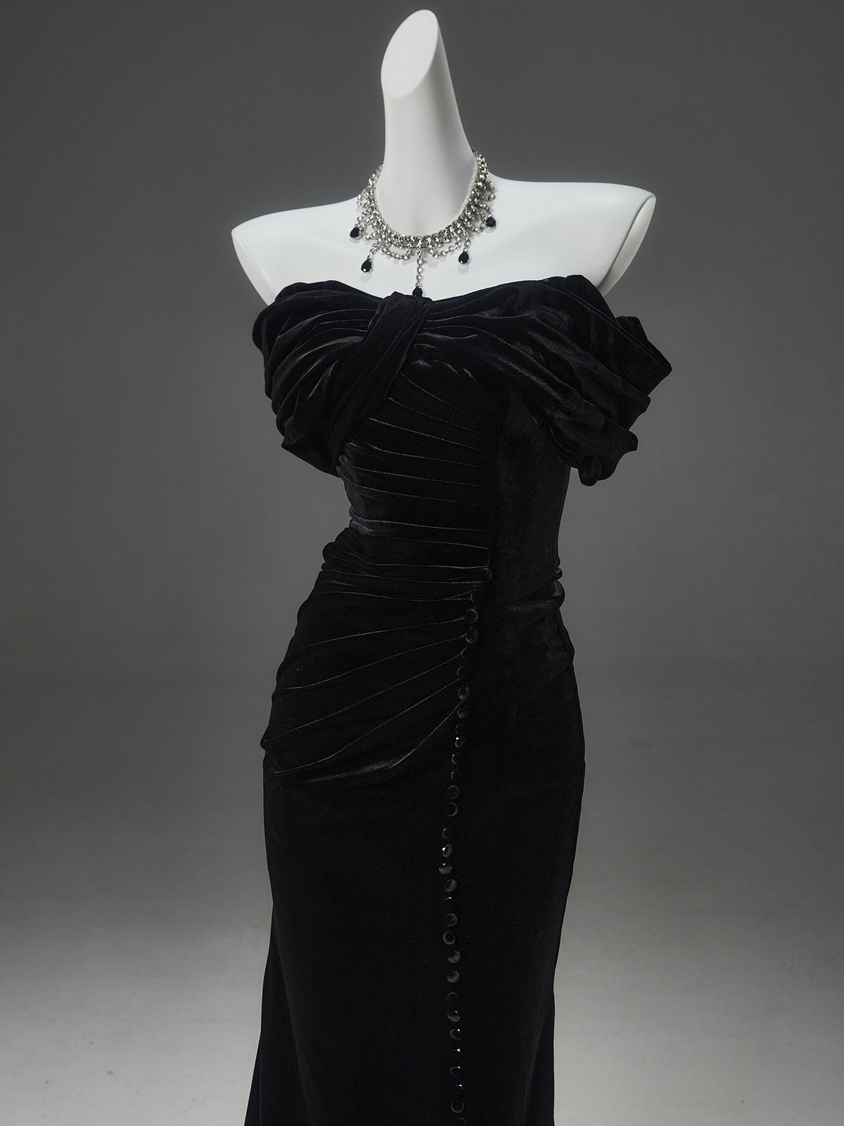 Rola Sculpted Fishtail Gown