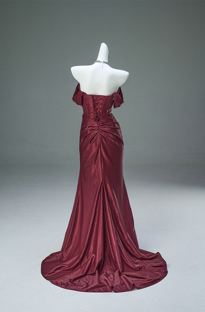 Heavy-Embellished Mermaid Gown
