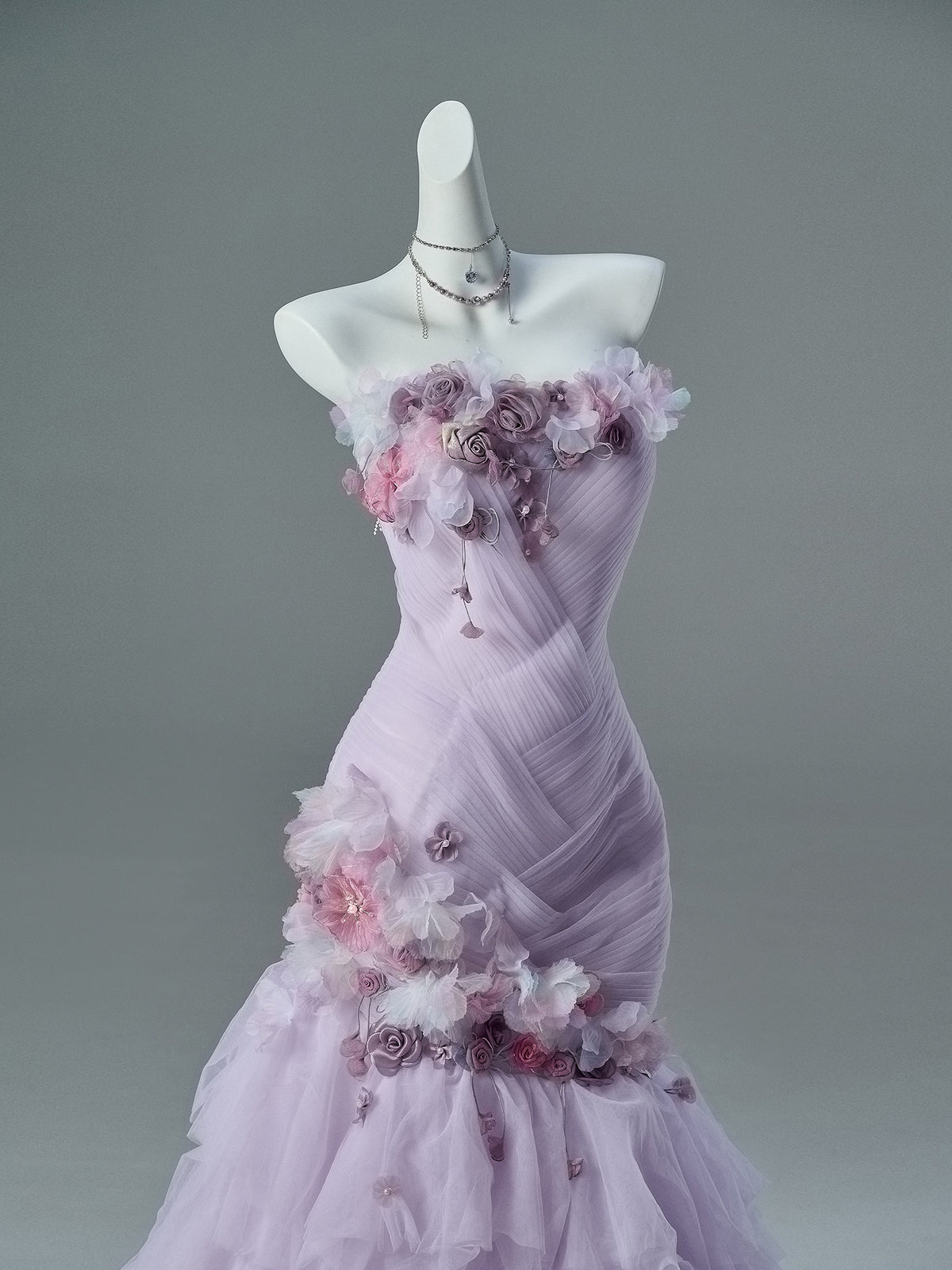 Purple Lemon Princess Vintage Sculpted Gown