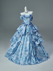 Flower Vintage Princess Gown