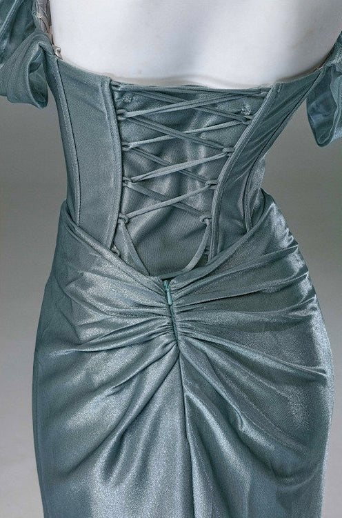 Heavy-Embellished Mermaid Gown
