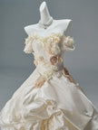 French Vintage Sculpted Gown