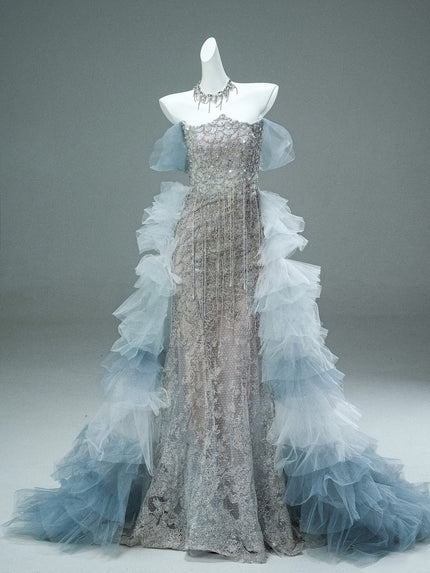 Leio Gradient Fishtail Gown