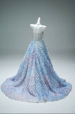 Broken Heart Gradient Sculpted Gown