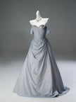 Fishtail Sequin Gown with Crystal Embellishment