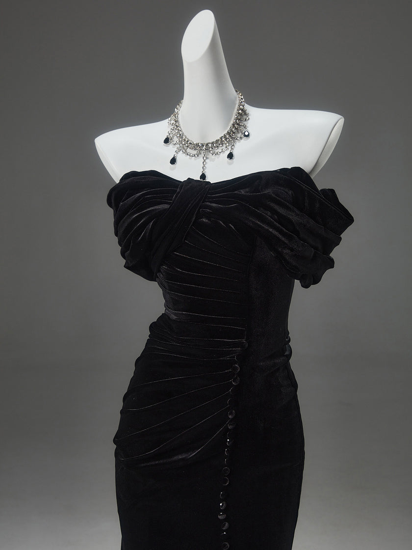 Rola Sculpted Fishtail Gown