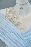 Statement Satin Evening Gown