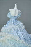 Luna Glacier Vintage Gown