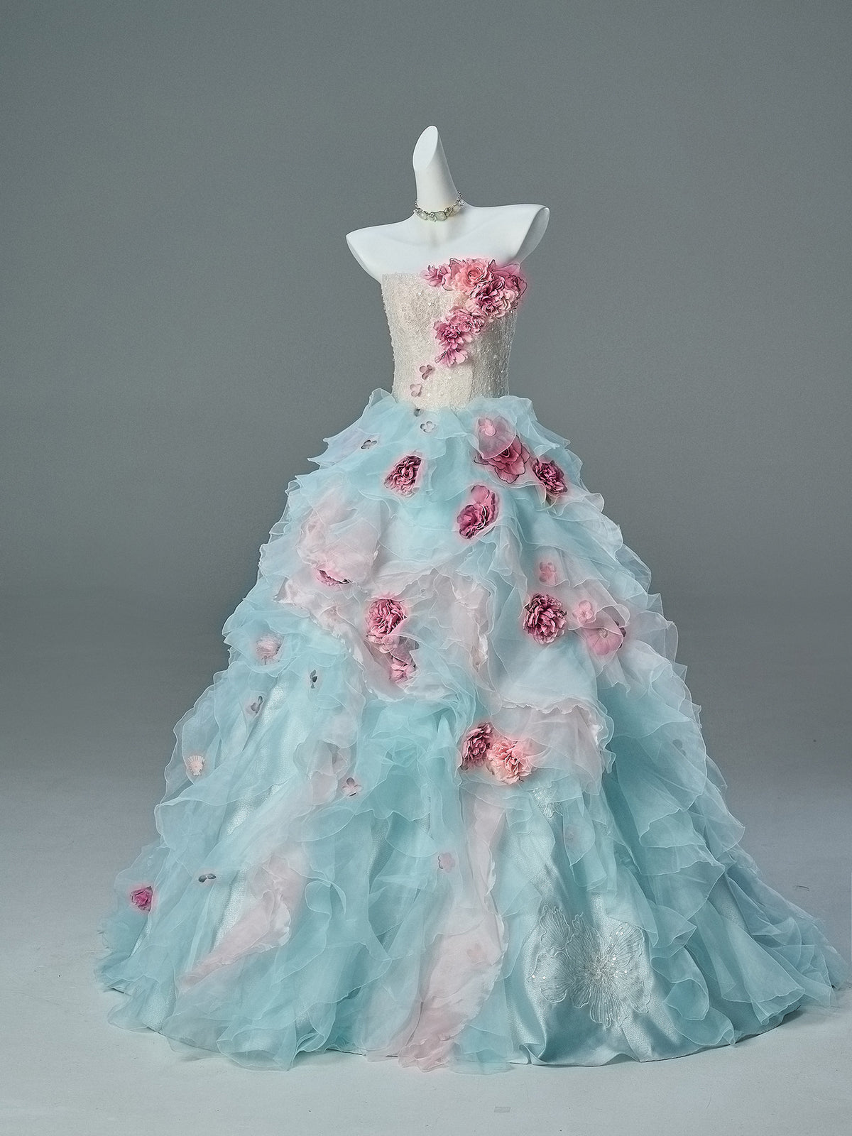 A Sea of Flowers Evening Gown