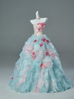 A Sea of Flowers Evening Gown