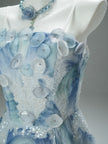Blue Statement Evening Gown