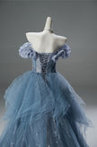 Blue Sakura Statement Gown