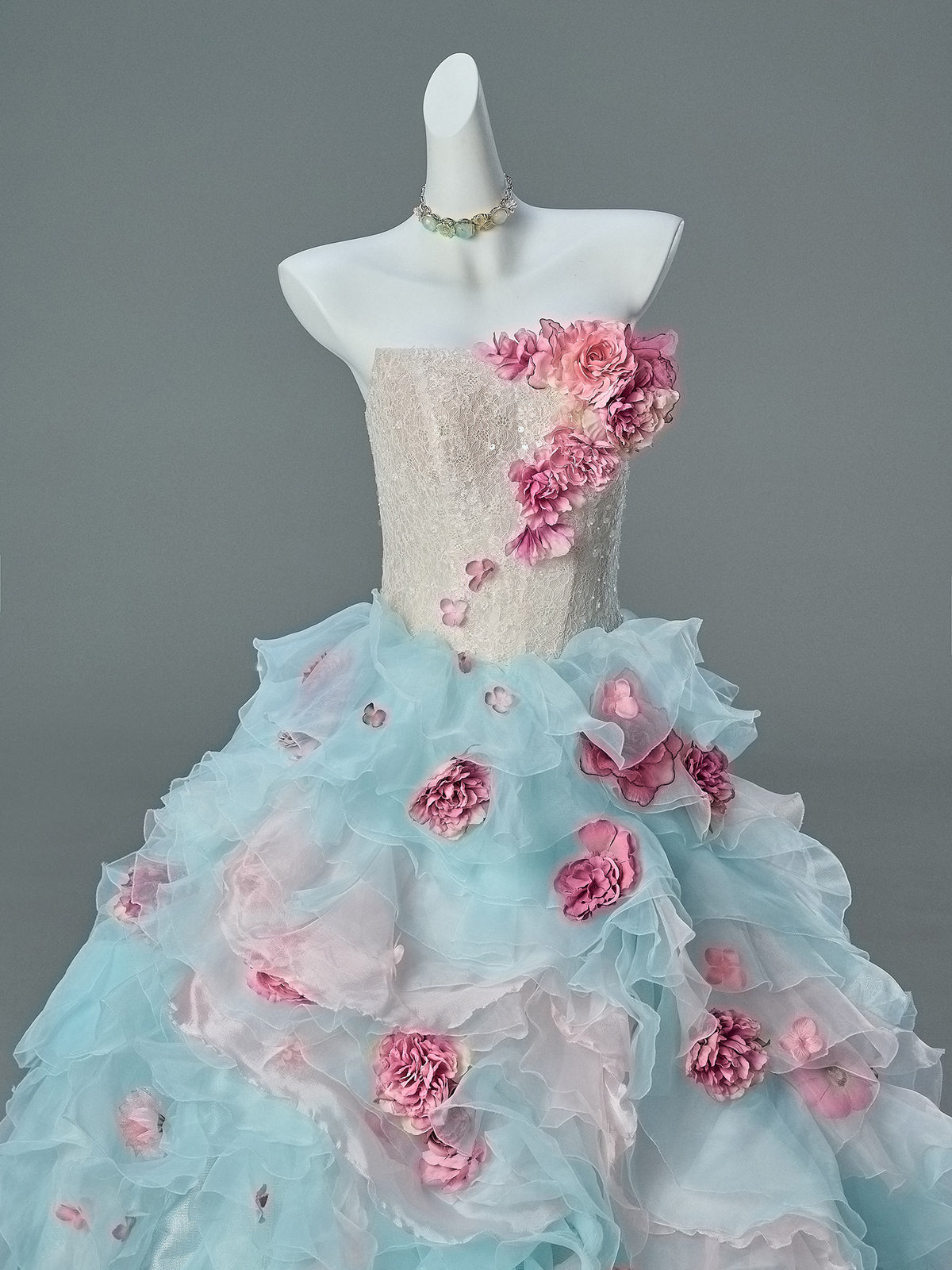 A Sea of Flowers Evening Gown
