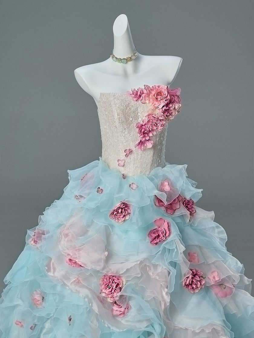 A Sea of Flowers Evening Gown