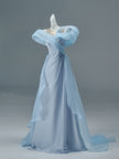 Statement Satin Evening Gown