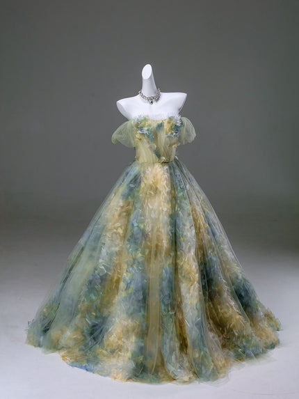 Coral Statement Gown