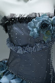 Gradient Vintage Evening Gown