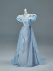 Statement Satin Evening Gown
