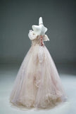 Shattered Flowers Beaded Gown