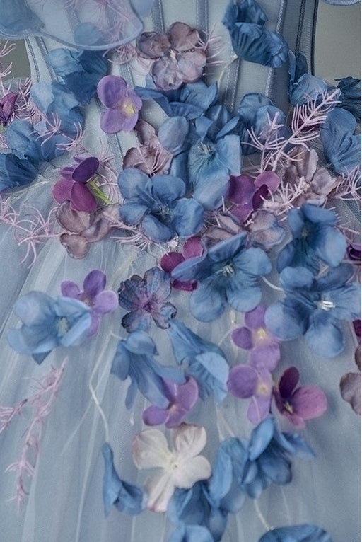 Vintage-Inspired Flower Gown