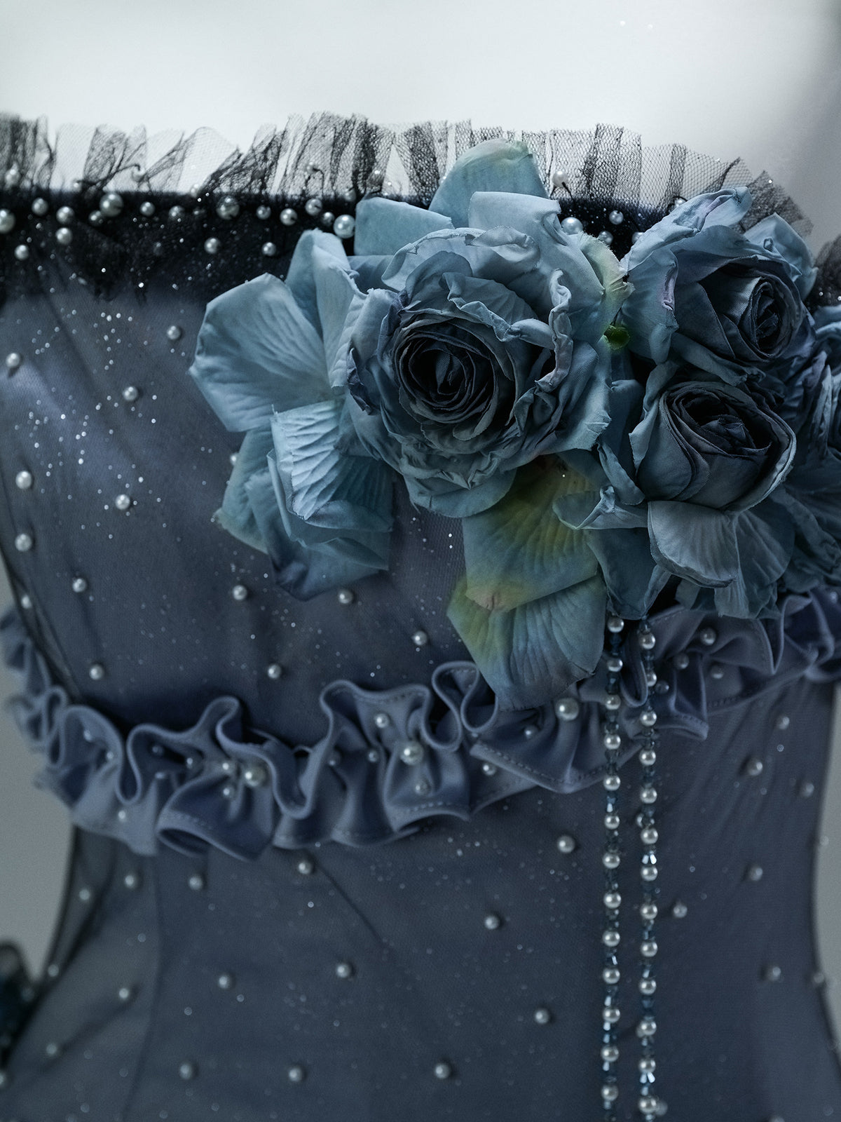 Gradient Vintage Evening Gown