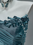 Blue Statement Fishtail Gown