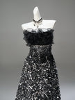 Black Statement Evening Gown