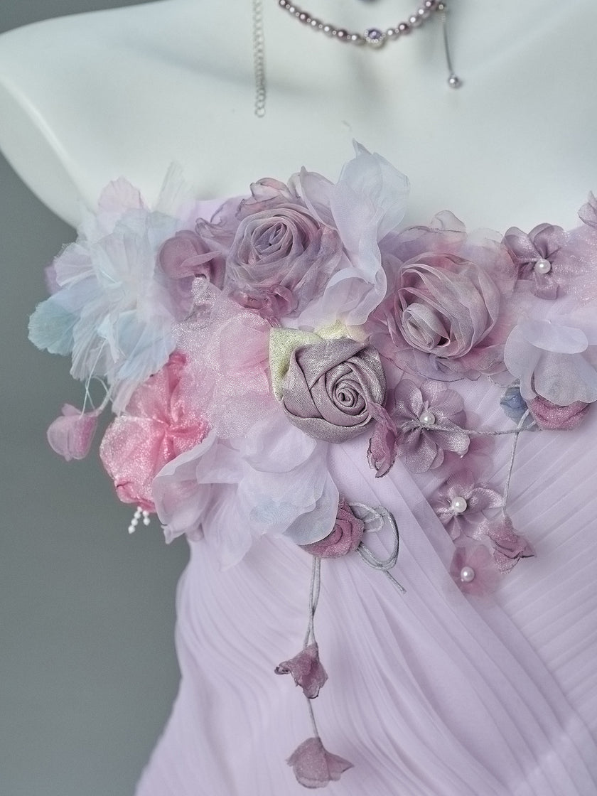 Purple Lemon Princess Vintage Sculpted Gown
