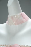 Pink Statement Satin Gown