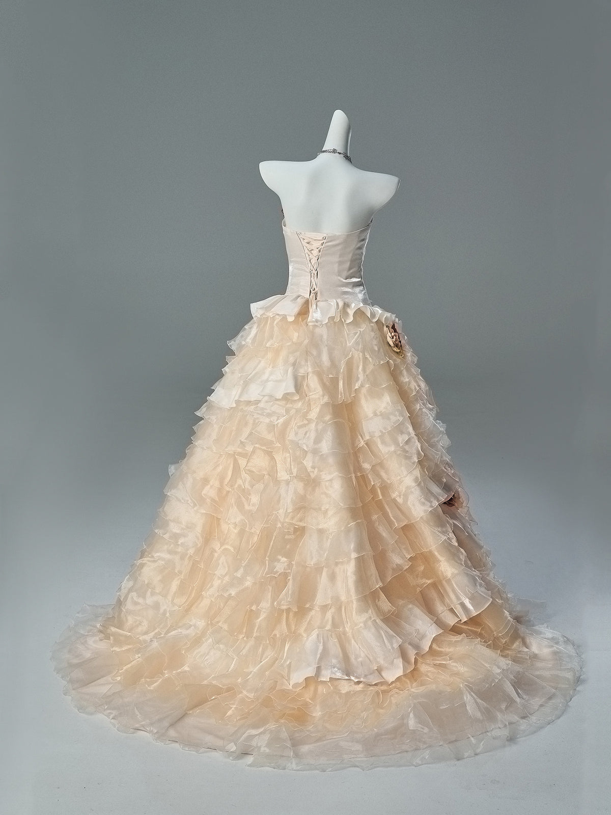 Withered Flower Statement Princess Gown