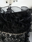 Black Statement Evening Gown