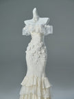 French Vintage Sculpted Gown